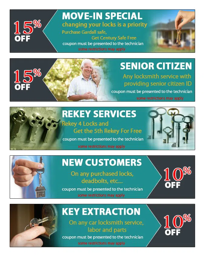 Seminole Locksmith Store Seminole, FL 727-264-5573 - coupon23-set-five